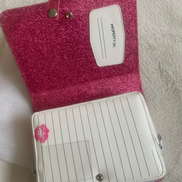 Sugar Thrillz Secret Diary Crossbody Shoulder Bag purse Pink NWT - Picture 3 of 16